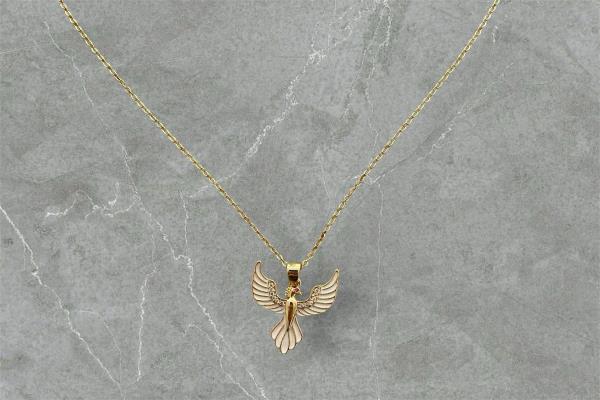 Winged Gold Necklace